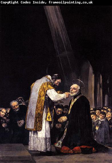 Francisco de Goya La ultima comunien de san Jose de Calasanz